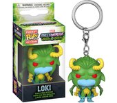 Llavero Pocket POP Marvel Monster Hunters LokiFigura  Coleccionable - Idea de Regalo- Mercancia Oficial - Juguetes para Niños y Adultos - Movies Fans - Muñeco para Coleccionistas y Exposición