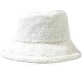Sombrero de piel sintética para mujer, gorros de felpa esponjosa, gorro de pescador cálido.protección para los oídos, gorros de piel peluda para nieve femenina.