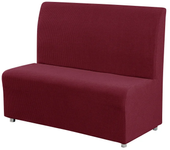 Polar Fleece RV Cover Elastic Armless Sofa Cover Stretch Restaurant Cafe Sofa Slipcovers Solid Color Couch Covers for Bar Hotel