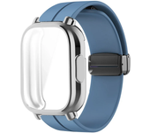 Magnetic Silicone Strap +Case For Xiaomi Redmi Watch 5 Active Lite Smart Watch Wrist Band And Case For Redmi Watch 5 Active Lite