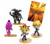 Yu-Gi-Oh Pack con 4 Figuras de acción y Carta Exclusiva de Bizak