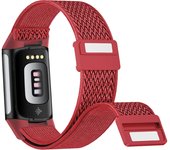 Wave Nylon Magnetic Strap for Fitbit Charge 6 Band Elastic Watchband Wristband for Fitbit Charge 5 Band