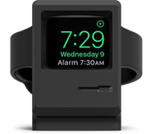 Silicone Charger Stand For Apple Watch 7 6 5 4 iWatch 3 2 1 Charging Dock Holder Retro Computer Pattern Keeper Bracket Base