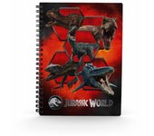 SD Toys Libreta Efecto 3D Carnivorous Jurassic World - Tamaño A5 - Licencia Oficial