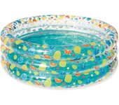 Piscina Hinchable Transparente Bestway Diam 150 X 53 Cm - Válvulas de Seguridad - Vinilo Resistente - Tres Anillos