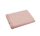 Manta de gasa de algodón puro de 4 capas con borlas, manta de crepé para bebé, manta de playa, manta de picnic, manta para automóvil