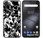 Funda Silicona para Gigaset GS4 diseño Snow Camuflaje Dibujos