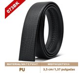 Men Belt Genuine Leather Belts Without Buckle Black Brown Men's Belts Without Buckle Cowskin  Luxury Belt  Cinturones Para Mujer