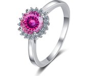 1 carat moissanite ring for Women Wedding100% S925 Sterling Silver Style Fashion Diamond Ring