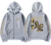 Retro Lana Del Rey Zip Up Hoodie For Men And Women UltraViolence Music Album Hoodie Oversized Streetwear Loose Classic Simple