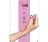RECAMBIO CUADERNO CARCHIVO INGENIOX A4 – 50 HOJAS LISAS – PAPEL 100 g/m² – HOJAS EXTRAÍBLES