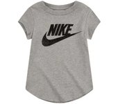 Camiseta de Manga Corta Nike Swoosh para bebe en color gris