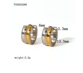 Encanto Pendientes de tuerca de acero inoxidable para hombres y mujeres, Piercing de Hip Hop Vintage, joyería de oreja, Huggie pendientes de aro