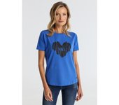 Victorio & Lucchino - Camiseta de manga corta grafica con textura