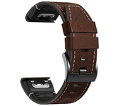 22 26mm Leather Silicone Watch Strap For Garmin Fenix 7 7X Pro 6X 6 Pro 5 5X Plus Tactix 7 Pro 935 945 Wristband Smart Bracelet