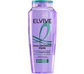 L'Oreal Paris | Rutina Elvive Hidra Hialurónico Champú, Mascarilla, Ecopack, Acondicionador, Serum 72h de Hidratación