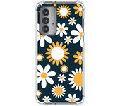 Funda Silicona Antigolpes para Motorola Edge 20 diseño Flores 08 Dibujos