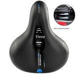 Bike Seat Comfortable & Breathable Bicycle Saddle Cushion Water-Resistant with Dual Shock Absorbing for MTB Mountain Road Bike