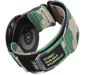 20mm Nylon Strap for Samsung Galaxy Watch 7 6 5 4 40/44mm 5Pro 6Classic Sport Loop Bracelet for Huawei Watch GT5 4Pro 22mm Band