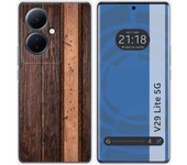 Funda Silicona para Vivo V29 Lite 5G diseño Madera 05 Dibujos