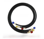 R410A AC Charging Hose Set 1/4'' SAE 800 PSI for HVAC Air Condition Refrigerant Hoses R134A R12 R22 R502 Air Condition