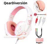 Professional Led Light Wired Gaming Headphones With Microphone For Computer PS4 PS5 Xbox Bass Stereo PC Gaming Headset Gifts