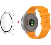 YIFILM Silicone Watchband+PC Case For Garmin Active 5 Wristband Bracelet Garmin Vivoactive 5F Orerunner 965