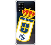 Funda original compatible con Samsung A42 5G - Real Oviedo Escudo sobre transparente