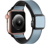 Silicone Strap For Apple Watch Ultra Band 46mm 49mm 44mm 45mm 42mm 41mm Leather Magnetic Bracelet For Apple IWatch 10 9 8 7 6 SE