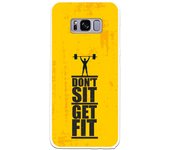 Funda compatible con Samsung Galaxy S8 - Be Unique Funda Gel get fit