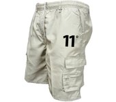 Outdoor Cargo Shorts Male Overalls Elastic Waist Cycling Shorts Multi-pockets Loose Work Shorts Beach Sport Printed Trousers