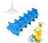 Molde para cubitos de hielo, bandeja de silicona novedosa para hacer cubitos de hielo, herramienta multiusos (B)