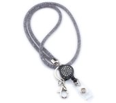 Portable Keyring Retractable Lanyard Phone Strap Women Multi Color Id Card For Keys Id Holde Lanyard
