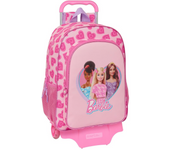 Mochila con Carro Barbie "Love" 33X42X14Cm (Safta 612410160)
