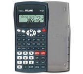 Milan m240 calculadora cientifica 10+2 digitos - pantalla de 2 lineas - 240 funciones integradas incluyendo 124 cientificas - carcasa protectora - color negro