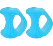 2pcs Silicone Toe Separator Finger Feet Care Protector Gel Toe Orthopedic Bunion Hallux Valgus Corrector Pedicure Spacer Yoga