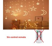 Star Moon Led Curtain Garland String Light EID Mubarak Ramadan Decoration for Christmas Home 2025 Islam Muslim Event Party Decor