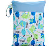 Biai hermoso patrón poliéster bebé impermeable traje de baño bolsa doble bolsillo bebé pañal seco MINI BOLSA húmeda pañal bolsa 25*35
