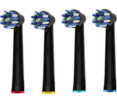 4/8/12/16Pcs Electric Toothbrush Heads Dental Nozzles Deep Clean Replacement Brush Heads for Oral B Cross Action White/Black