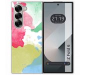 Tumundosmartphone Funda Carcasa Dura para Samsung Galaxy Z Fold 6 5G diseño Acuarela 02 Dibujos