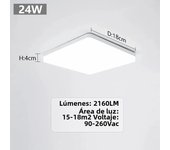 LED Ceiling Lamp Square Simple Modern Ceiling Lights 24W 36W 48W 90-260V Safe Energy Saving Bedroom Home Lighting