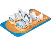 DAM. Puzle 3D de cartón de la Ópera de Sídney. 30 piezas. 19x13x6cm.