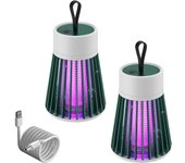 Mosquito Killer, Mosquito Killer portátil, Carga USB, Bajo nivel de ruido, Apto para interiores, Jardín, camping