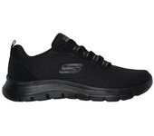 Skechers Flex Appeal 5.0 Zapatillas deportivas para mujer negras en textil 84185