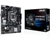 Asus ASUS Prime H510M-K Placa Base Micro-atx Intel H510 LGA 1200 Pcie 4.0 M.2 de 32 Gbps 1 GB Ethernet HDMI D-Sub USB 3.2 Gen. 1 de Tipo A SATA 6 Gbps Puerto COM Conector RGB