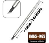 FM65 High-quality T65 Tips Soldering Iron Tip for GVDA GD300 T85 HS01 Welding Equipment Tools Welder Solder Station Cautin Sting