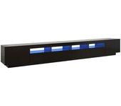 vidaXL Mueble para TV con luces LED 300x35x40 cm, Mueble de Salon, Mueble TV, Mueble TV salon, Mesa de TV, Mueble tele