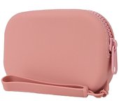 Silicone Organizer Cosmetic Bag Vintage Waterproof Smooth Zipper Earphone Bag Women Girls Wallet Coin Purse Travel Pouch