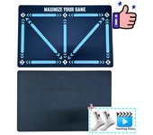 Durable Non Slip Foldable Kids Adults Dribble Mat Football Training Indoor Ourdoor Equipment