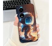 For Honor X5 Plus HonorX5 Phone Case Soft Matte Silicone Capa Huawei Honor X5Plus Funda Goothic Style Cartoon Flower Back Cover